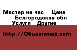 Мастер на час  › Цена ­ 100 - Белгородская обл. Услуги » Другие   